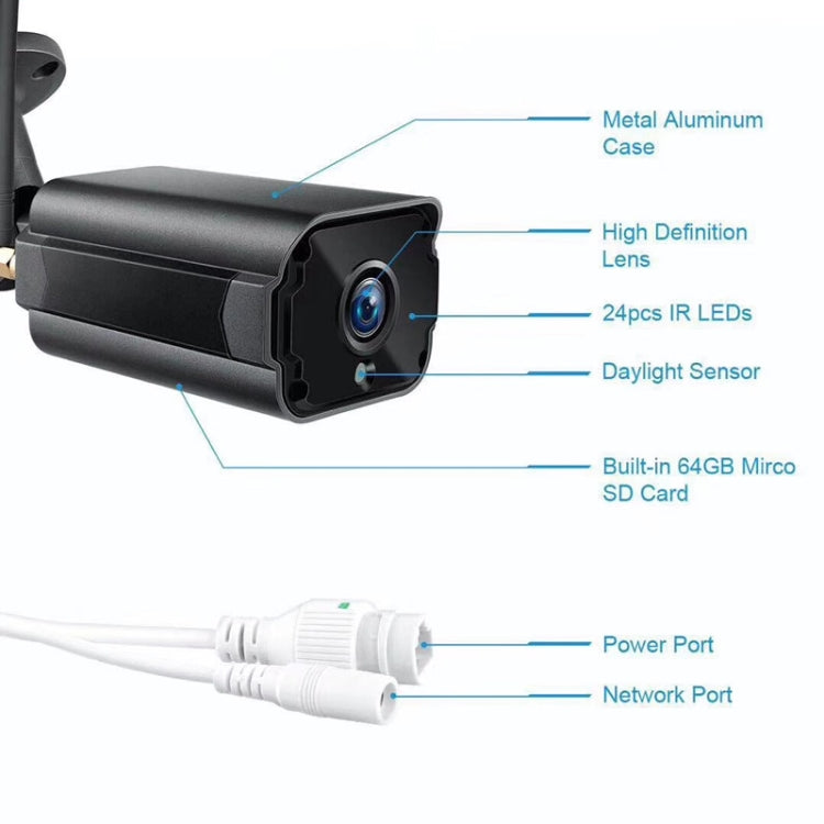 Anpwoo Paladin 720P HD WiFi IP Camera, Support Motion Detection & Infrared Night Vision & TF Card(Max 64GB), Paladin Anpwoo Paladin 720P HD WiFi IP Camera, Support Motion Detection & Infrared Night Vision & TF Card(Max 64GB), Paladin